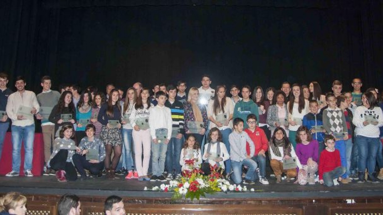 Deportistas reconocidos en la Gala del Deporte Local del año pasado en la Casa de Cultura