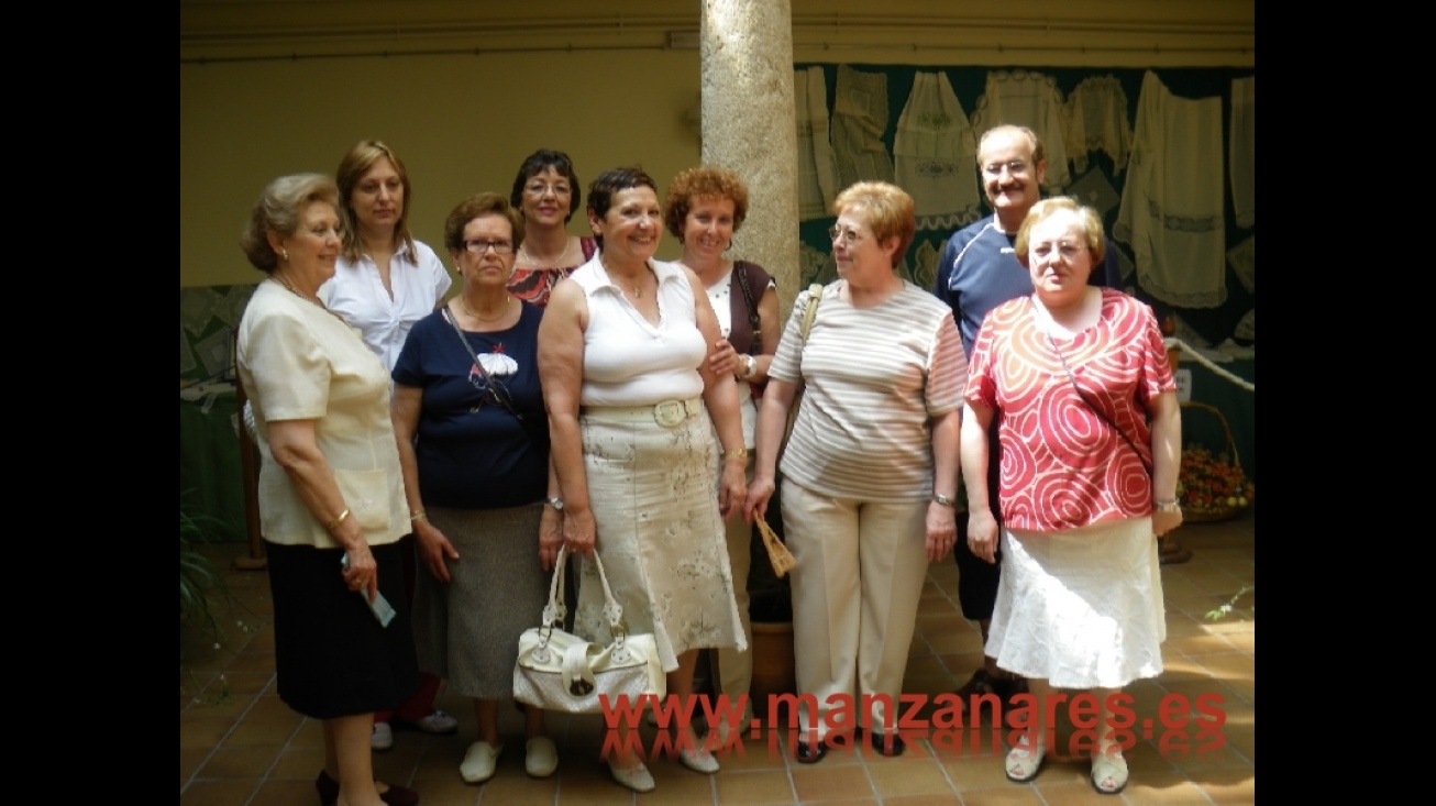 Organizadoras y participantes de los cursos