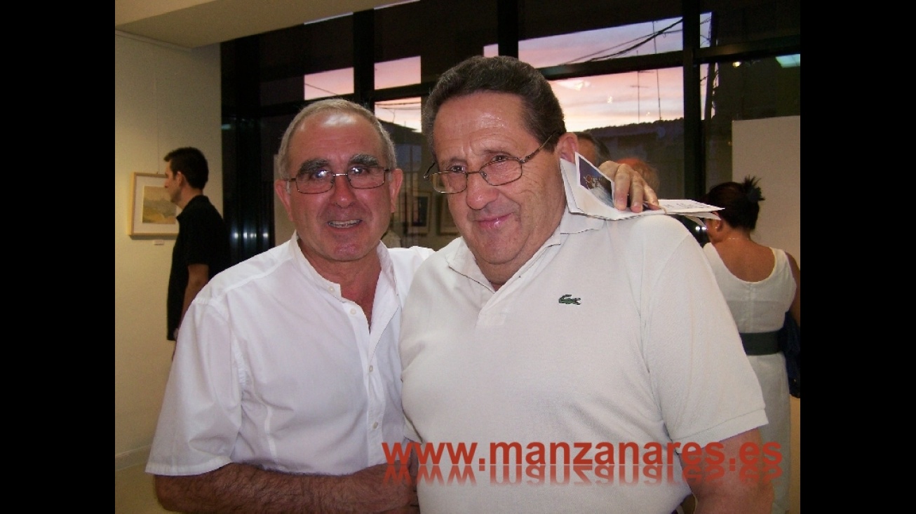 Manuel Fernández con Antonio Caba