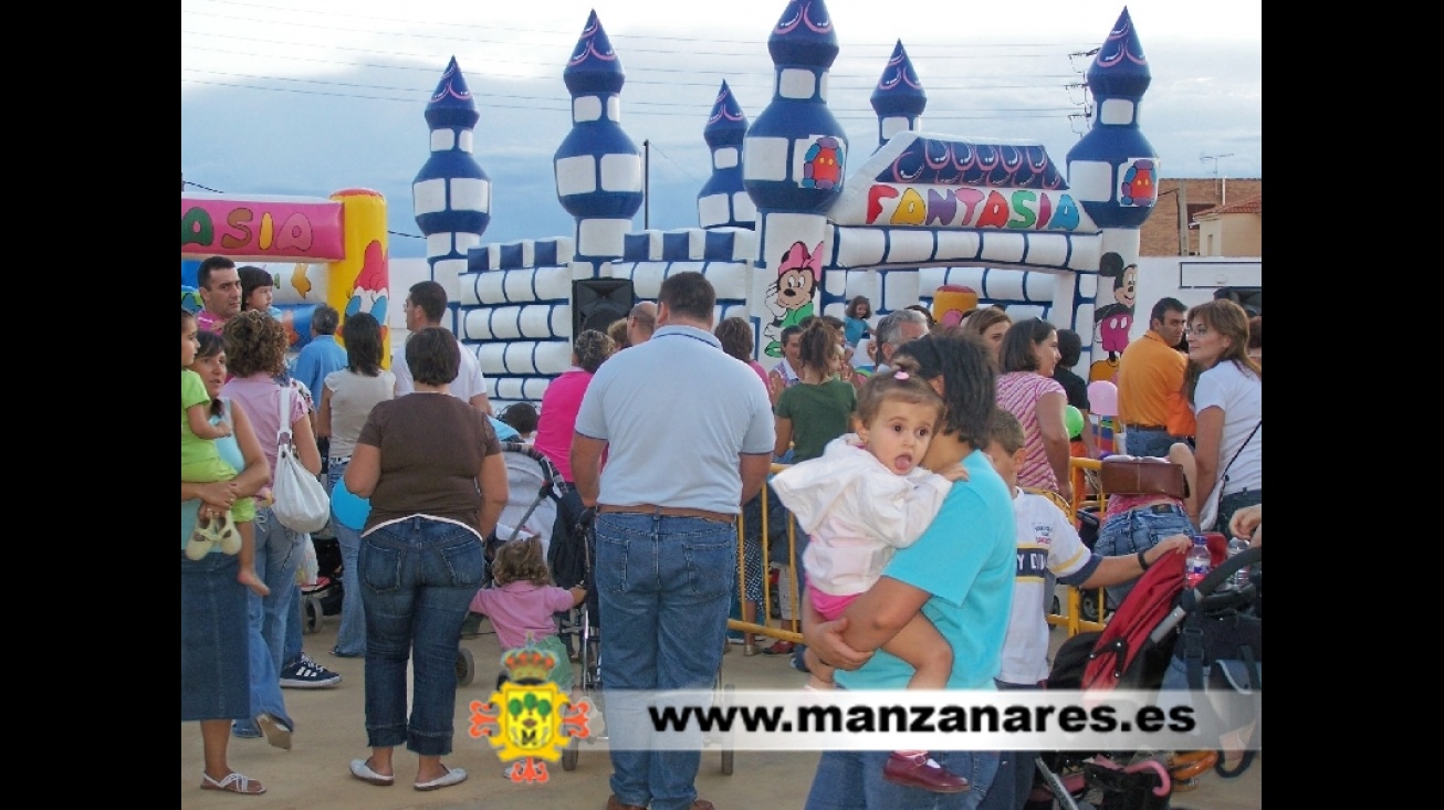 Castillos hinchables en pasadas ediciones del Día del Niño