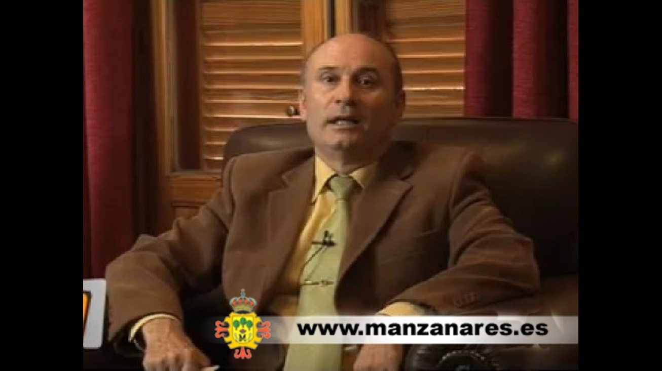 Pozas durante la entrevista para enmanzanares.es