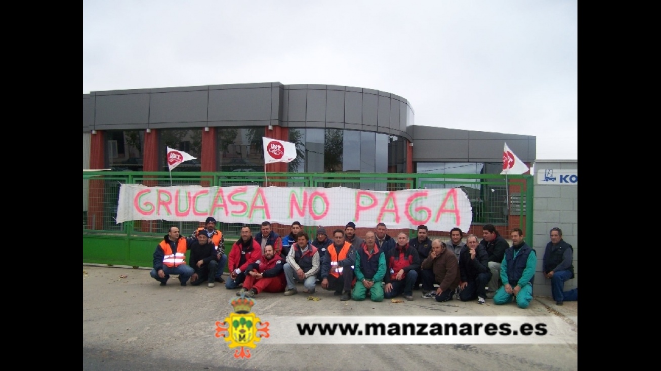 Trabajadores de Grucasa en huelga