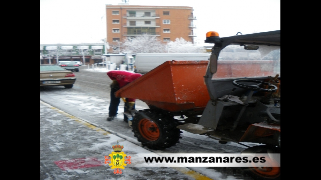 Neva en Manzanares