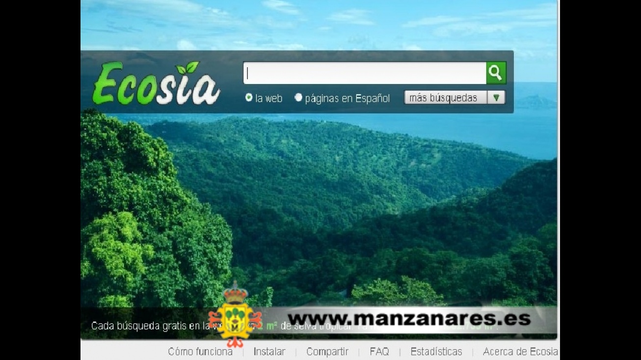 web de Ecosia